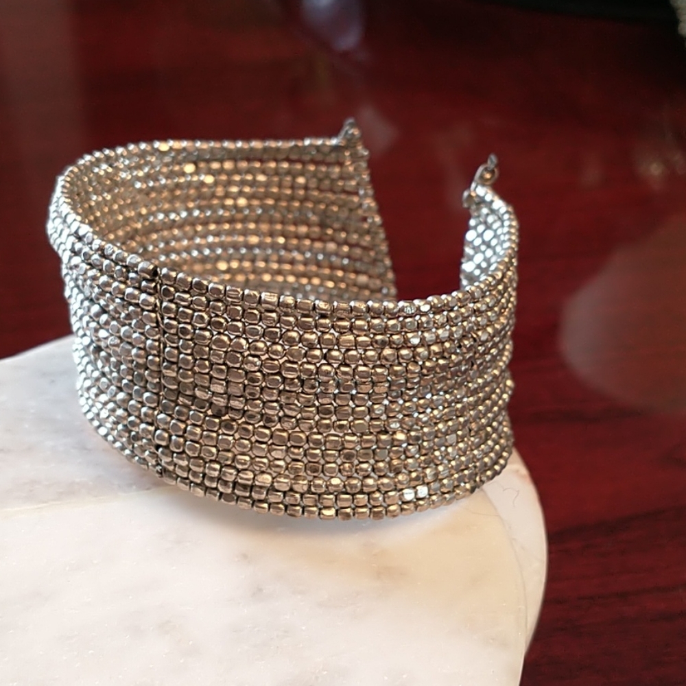 Silver tone bracelet
